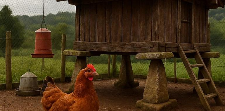 El Gobierno ordena encerrar a todas las aves al aire libre en España: el “pitu de caleya” deja el prado en Asturias hasta nueva orden