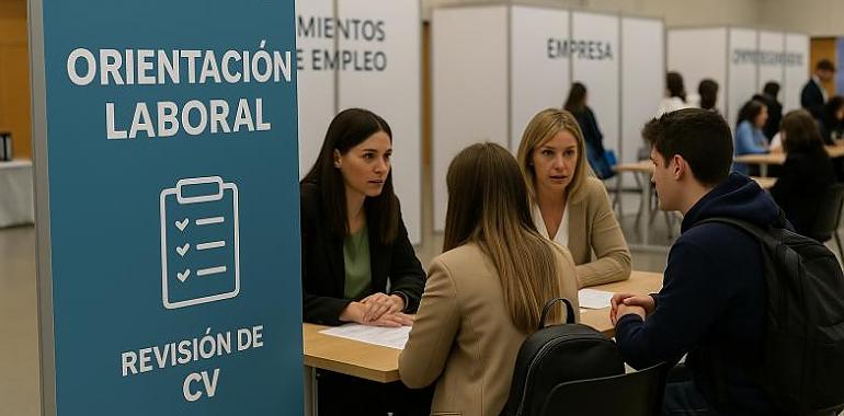 Avilés refuerza su apuesta por el empleo juvenil con un stand estratégico en la XI Feria Talento Joven: revisión de CV, acompañamiento laboral y formación a la carta