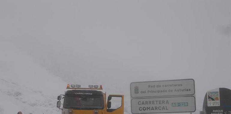 Ocho puertos de montaña y dos carreteras del Principado requieren cadenas