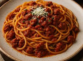 Recetas de una abuela asturiana: Espaguetis con Chorizu “a la Veneciana” (pa sentir un poquitín de romance d’esos de gondolera)