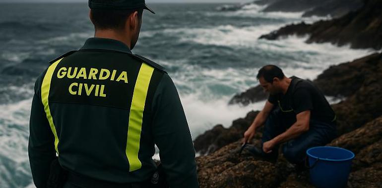 Asturias blinda la campaña del percebe en Navidad: operativo especial contra el furtivismo en la costa y las carreteras