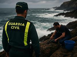 Asturias blinda la campaña del percebe en Navidad: operativo especial contra el furtivismo en la costa y las carreteras