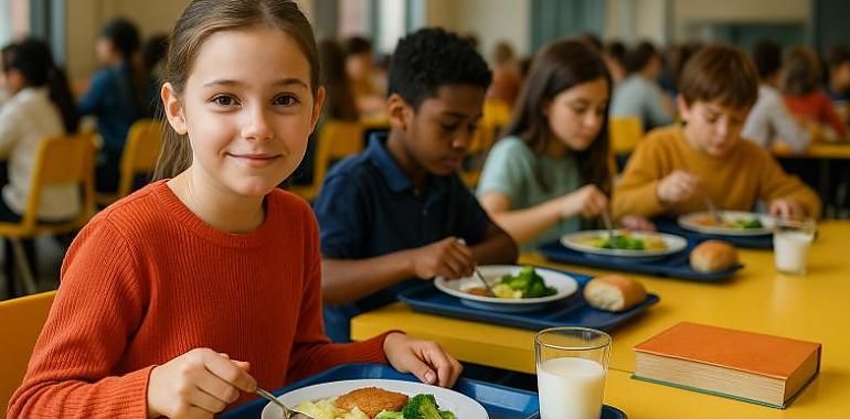 Educación dispara la equidad en Asturias: 18,5 millones para comedores, transporte, libros y bienestar emocional