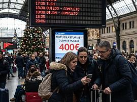 "No vuelvas a casa por Navidad": La misión imposible de llegar a Asturias entre trenes fantasma, vuelos de lujo y la ratonera del Huerna