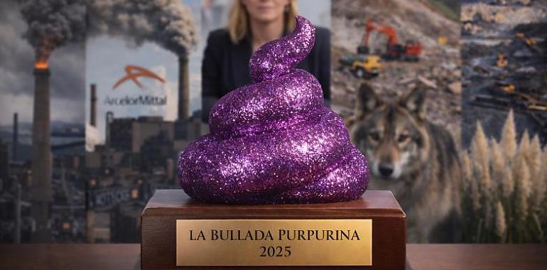 La Coordinadora Ecoloxista d’Asturies convoca el premio La Bullada Purpurina 2025, el “anti-galardón” a las mayores agresiones ambientales del año