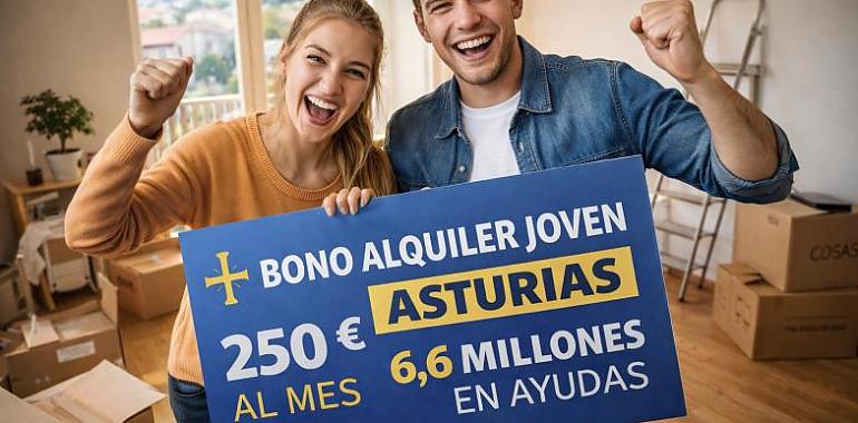 250 euros al mes para dar el paso: Asturias reactiva el Bono Alquiler Joven con 6,6 millones para facilitar la emancipación