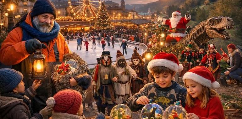 Asturias en modo Navidad: los planes familiares que no puedes perderte este fin de semana para empezar las vacaciones