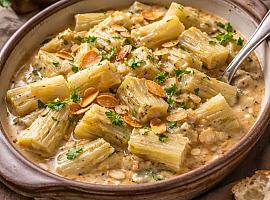 Recetas de una abuela asturiana: Cardu con salsa d’almendres (aprendida en Pamplona y traída pa Asturias con amor)
