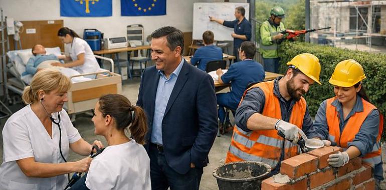 Asturias refuerza los talleres de empleo con 25 millones para 2026-2027 y un aumento del 9,5% en la financiación