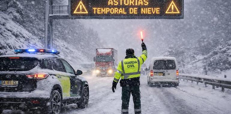 Asturias, bajo el azote del temporal Francis: carreteras cortadas, puertos cerrados y riesgo real en la montaña