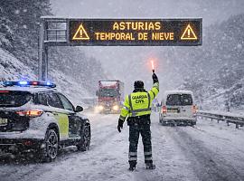 Asturias, bajo el azote del temporal Francis: carreteras cortadas, puertos cerrados y riesgo real en la montaña