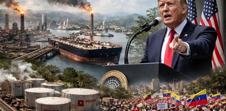 Trump va a por el petróleo de Venezuela: anuncia la entrega de hasta 50 millones de barriles y se atribuye el control del dinero