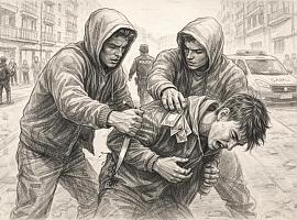 Apuñalan a un menor en Gijón durante un robo y desatan un amplio operativo policial en La Calzada