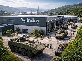 Indra estudia instalar una segunda fábrica de blindados en Asturias ante el aluvión de contratos millonarios