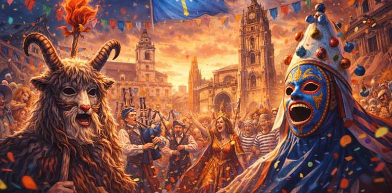 Antroxu 2026 en Asturias: el calendario definitivo de desfiles, concursos y fiestas que tomarán las calles hasta marzo