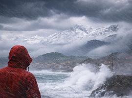 Semana de tiempo revuelto en España: lluvias intensas, nieve y viento fuerte, con especial incidencia en Asturias
