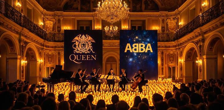 Candlelight en Oviedo: Queen vs ABBA a la luz de las velas (plan redondo desde 27,50 €)