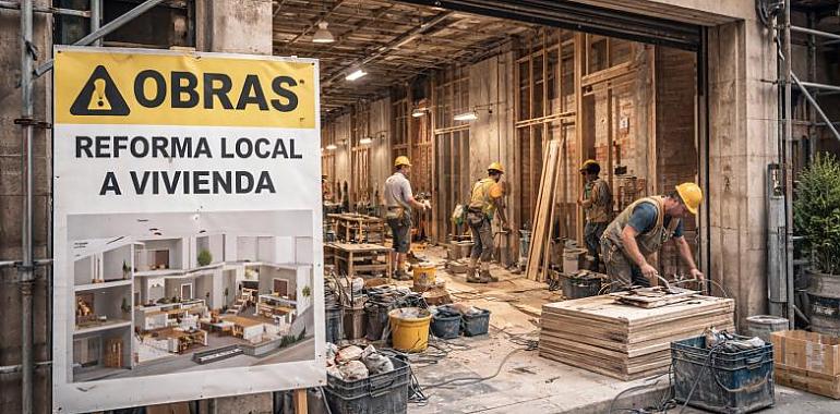 Gijón congela licencias para transformar locales comerciales en viviendas: al menos 80 expedientes pendientes y un bloqueo que tensiona el mercado