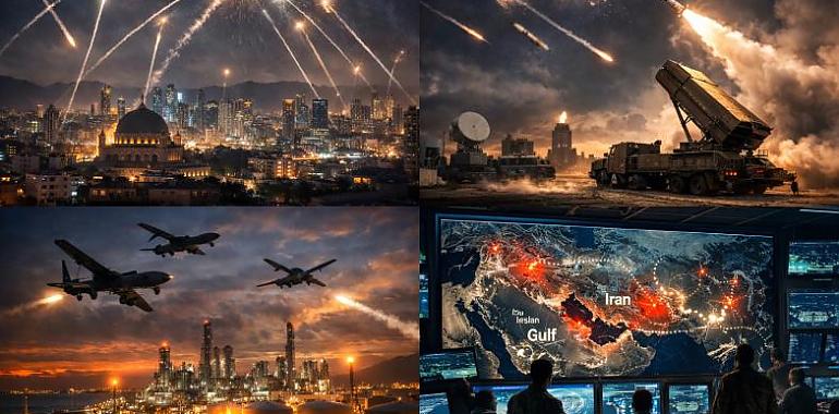 La guerra se ensancha: Trump anuncia una “gran oleada” mientras Israel golpea Teherán e Irán extiende el fuego al Golfo