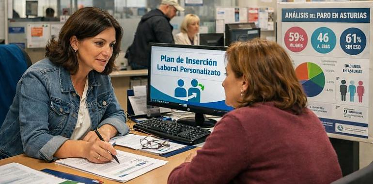 Asturias radiografía su paro y cambia de estrategia: atención “a medida” para quienes más difícil lo tienen