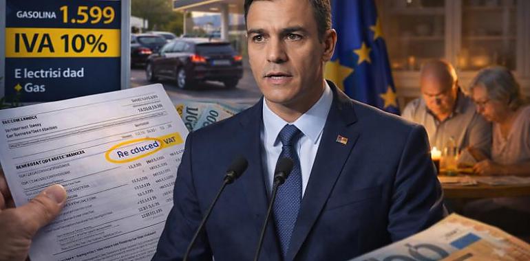 El Gobierno lanza un plan de choque de 5.000 millones: baja el IVA de la gasolina y la luz y activa un escudo social urgente