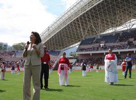 Chinchilla inaugura sede de los Juegos Centroamericanos San José 2013 