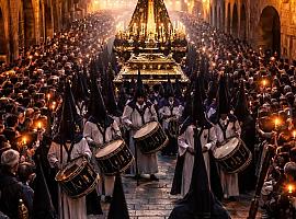 Asturias se echa a la calle en la noche más intensa del año: tambores, silencio y emoción en un Viernes Santo que dejó imágenes para el recuerdo