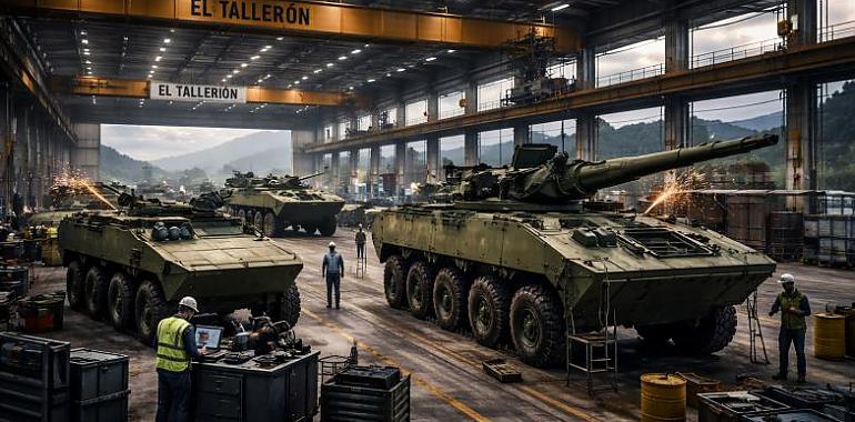 Indra acelera su ofensiva industrial en Asturias con blindados, millones en inversión y una expansión aún rodeada de incógnitas