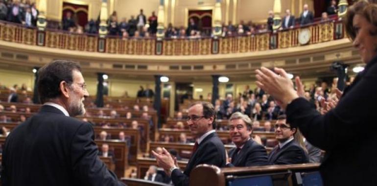 El congreso da la confianza a Rajoy como presidente con los votos de PP y FORO 