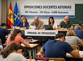 Asturias pone en marcha la gran maquinaria de las oposiciones: 104 tribunales, 334 plazas y casi 6.000 aspirantes listos para competir