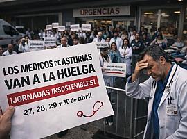 Los médicos asturianos estallan y convocan cuatro días de huelga: denuncian jornadas “insoportables” y una atención al límite