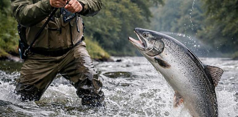 Cornellana se juega el “oro del río”: el Campanu vuelve a desatar la fiebre del salmón en Asturias