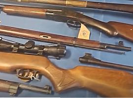 Golpe al corazón del tráfico ilegal de armas en Asturias: un arsenal oculto en un trastero y una red que operaba en la sombra
