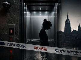 Misterio en el corazón de Oviedo: una joven aparece muerta dentro del ascensor de su edificio y las cámaras captan sus últimos minutos