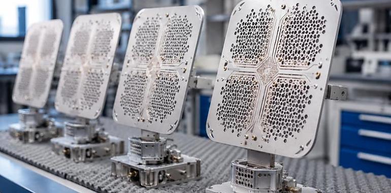 De Porceyo al espacio: Gijón fabricará hasta 15.000 antenas satelitales al año con tecnología 3D metálica
