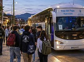 Asturias mira al Papa: jóvenes, familias y peregrinos viajan a Madrid en pleno regreso de la espiritualidad