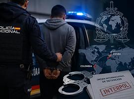 Detenido en Oviedo un fugitivo buscado por la Interpol por un secuestro extorsivo en Colombia