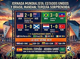 Estados Unidos se apunta al papel de anfitrión peligroso, Brasil se recompone y España se prepara para un partido que ya no admite bostezos.