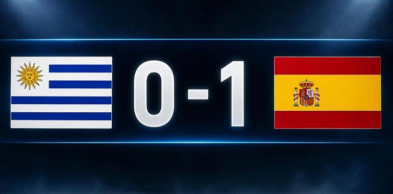 España gana también cuando no enamora: 0-1 a Uruguay y primera de grupo
