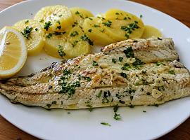 Recetas de una abuela asturiana: Lubina a la plancha (sencilla, fina y ensin pegase a la sartén)