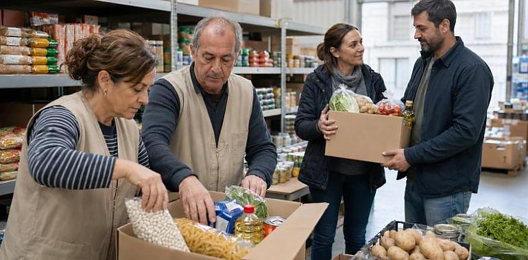Tener nómina ya no garantiza llenar la nevera: el Banco de Alimentos atiende a 14.000 personas en Asturias