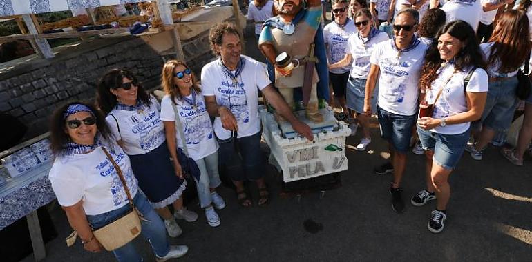 Candás pone ruedas a la sidra: 1.612 personas y 92 peñas toman la villa en un rally sin motores