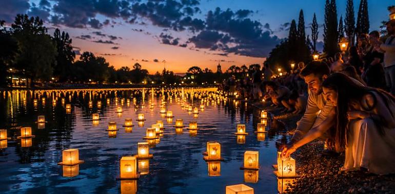 Madrid se llena de luz: miles de farolillos sobre el agua convertirán el Parque Juan Carlos I en una noche casi mágica