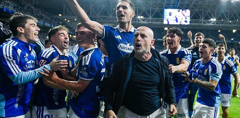 El Real Oviedo reina en el derbi asturiano