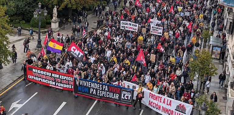 La huelga por la vivienda entra en campaña: el adelanto electoral cambia el escenario tras la multitudinaria protesta de Oviedo