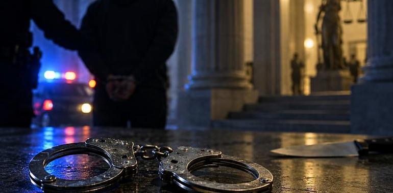 Dos puñaladas, una fuga por Oviedo y prisión sin fianza: el detenido por atacar a su pareja ya está en la cárcel
