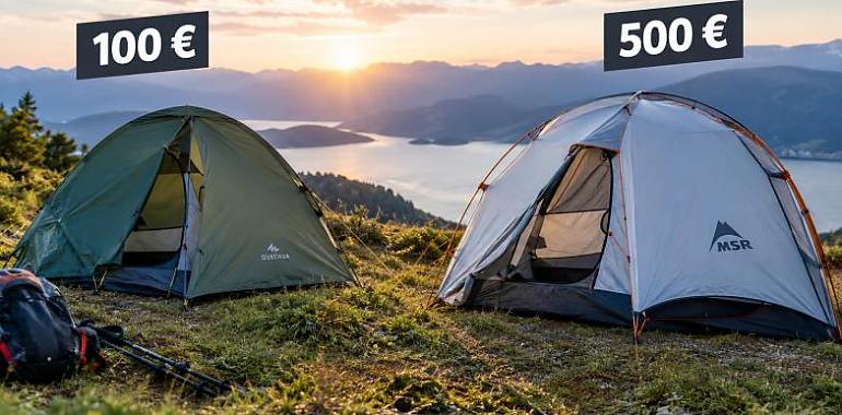 Tienda de campaña de 100 o 500 euros: por qué características paga realmente un turista 