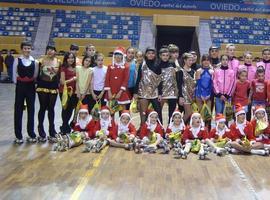 Exhibición navideña de patinaje artístico a cargo del Ovetus