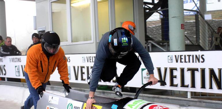 Mañana será presentado el equipo Nacional de Bobsleigh compuesto por los asturianos Pintado y Díaz