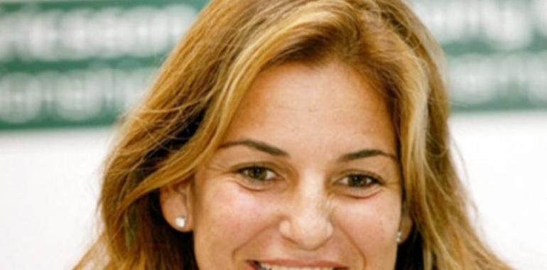 Arantxa Sánchez Vicario, capitana del equipo español de tenis de Copa Federación 